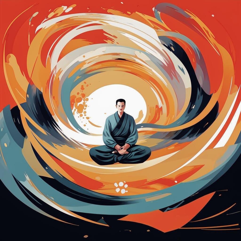 Человек ничего не делает а вокруг происходит всякое... 