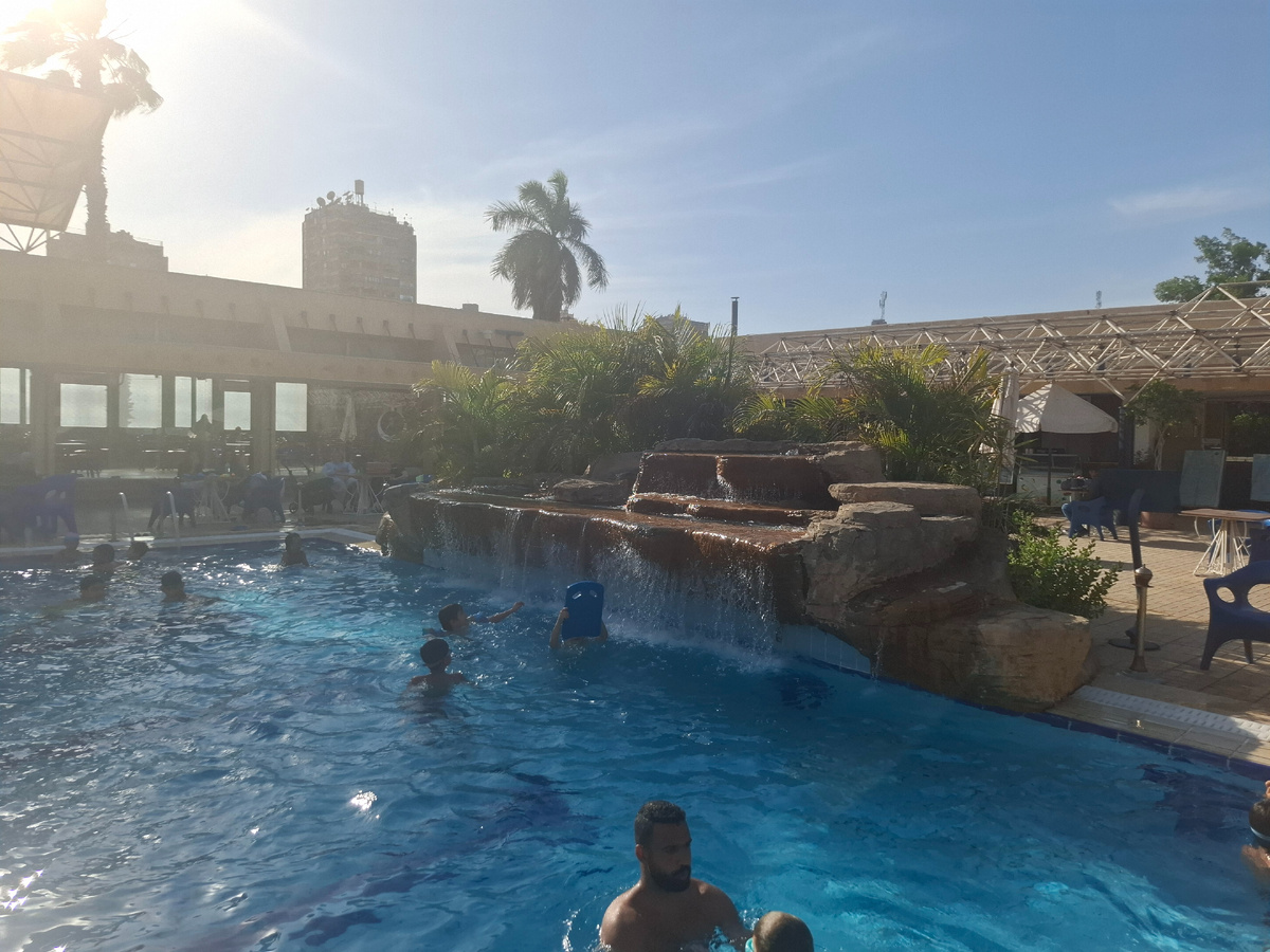 Сегодня в бассейне в нашем клубе