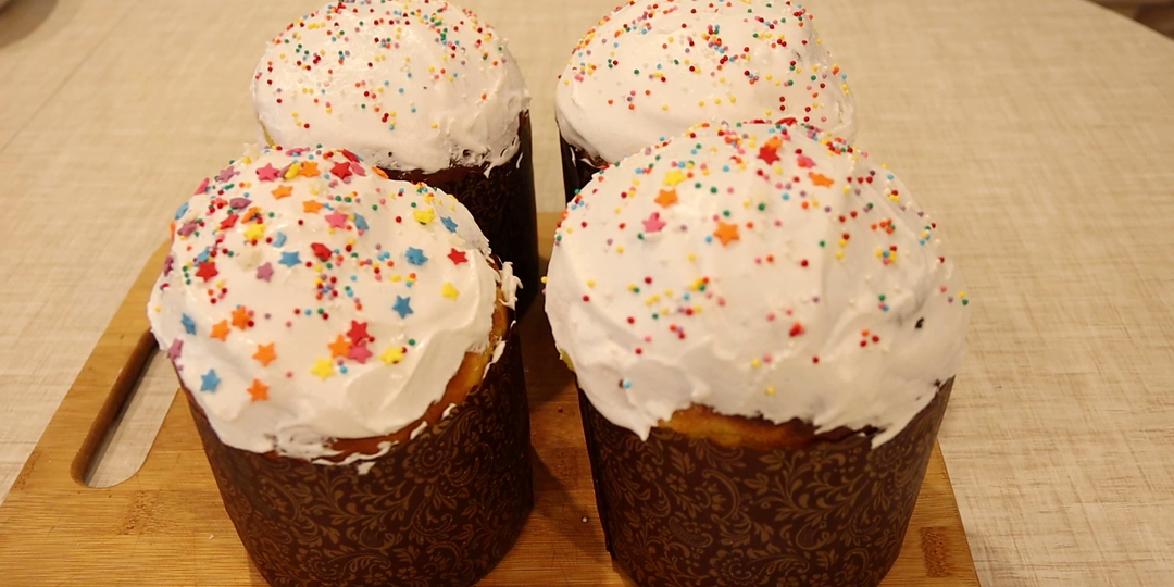 Пасхальный кулич - вкусный, сладкий и сдобный. Идеальное тесто для кулича на Пасху