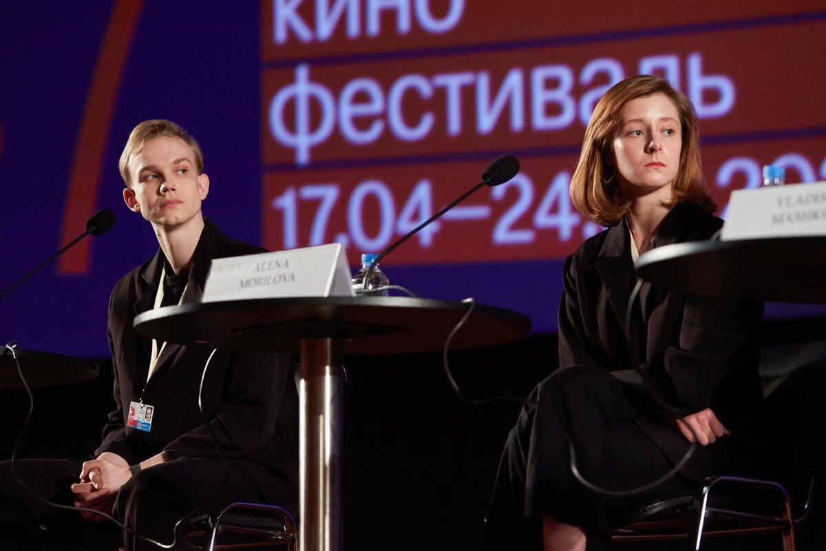 Исполнители главных ролей в картине "В списках не значился" Владислав Миллер и Алёна Морилова.    . Дмитрий Белицкий / Агентство Москва 