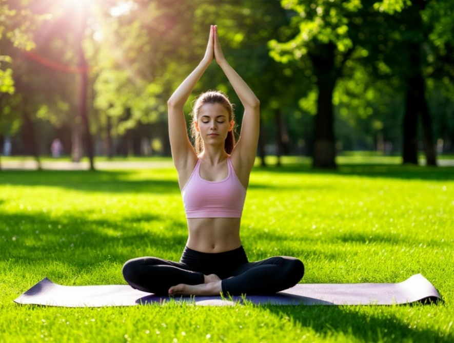 She practices yoga every day. Она занимается йогой каждый день.