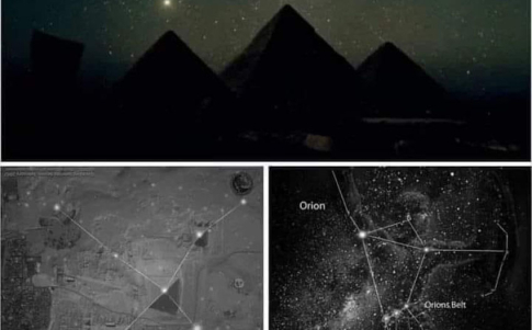 Точное выравнивание Пояса Ориона с пирамидами