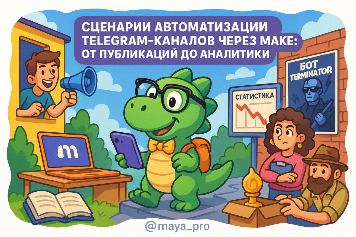    Автоматизация Telegram-каналов с Make.com: 13 шагов к успеху без усилий и стресса Артур Хорошев