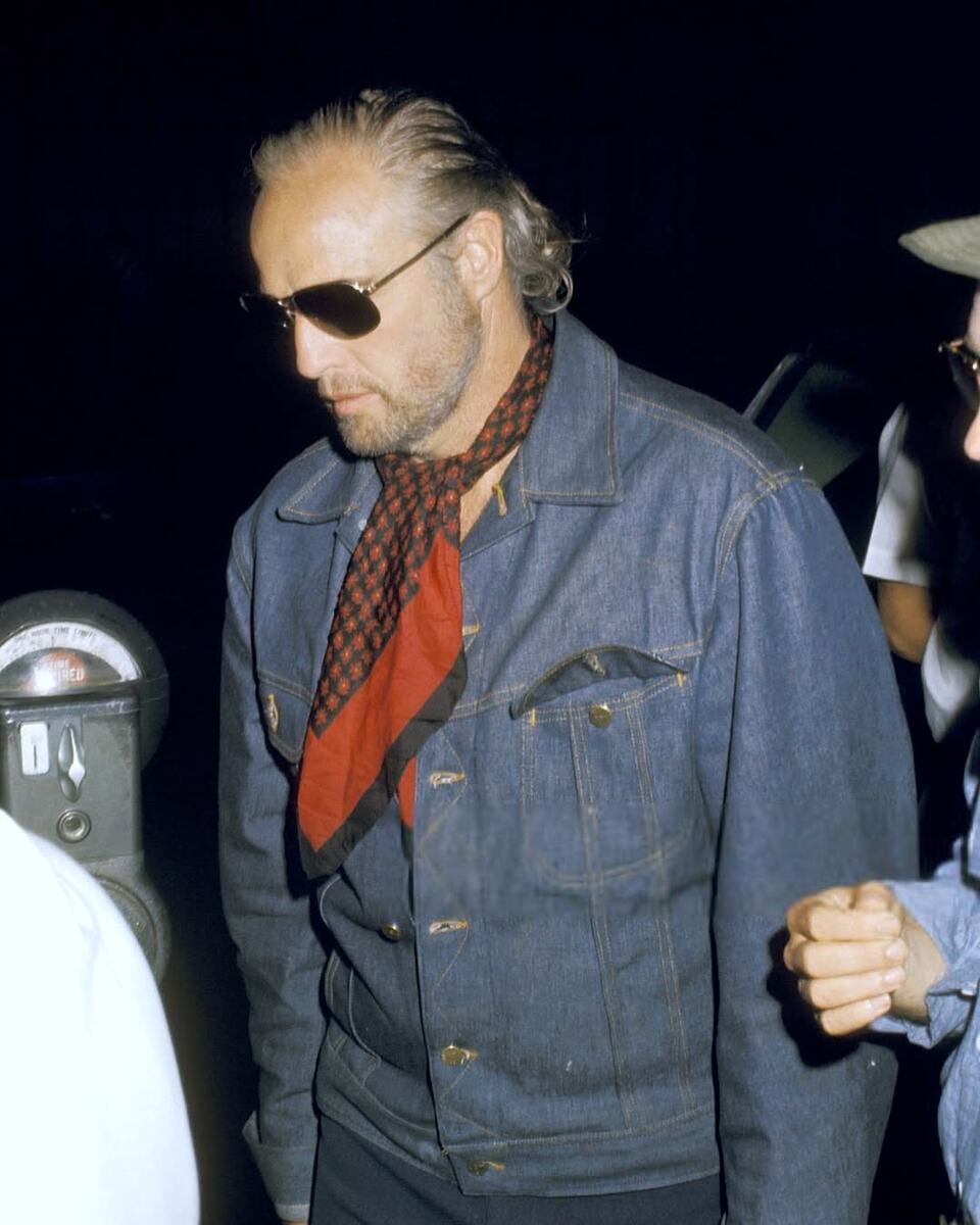 Марлон Брандо, Нью-Йорк, 12 июня 1973 года.
