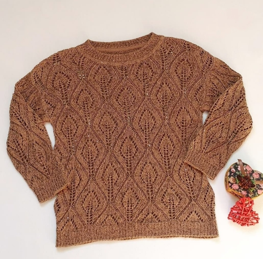 Джемпер "Листья"