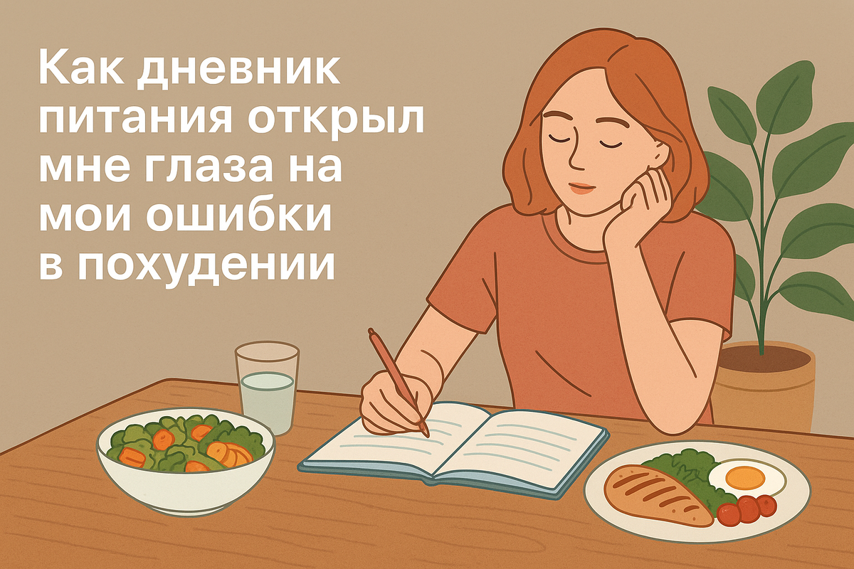 Как дневник питания открыл мне глаза на мои ошибки в похудении