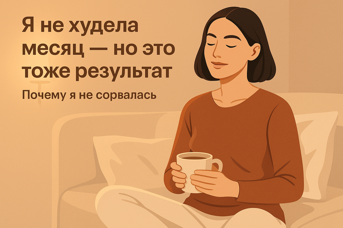 Я не худела месяц — но это тоже результат. Почему я не сорвалась