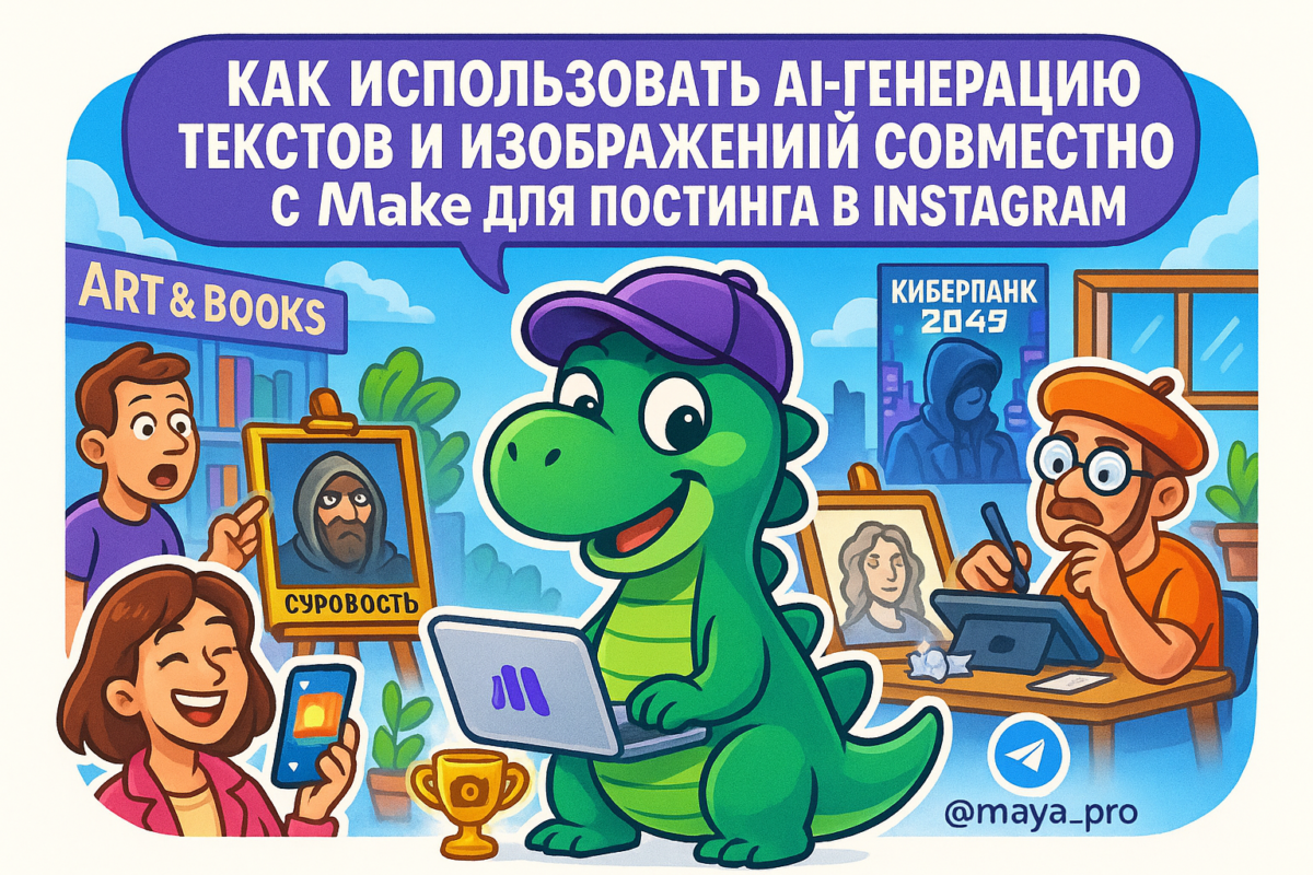    Как искусственный интеллект и Make.com превращают твой Instagram в машину скорости и креативности Артур Хорошев