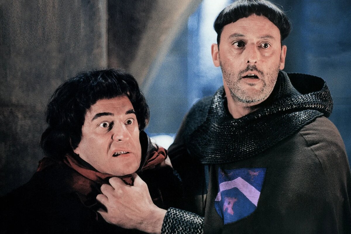 Кристиан Клавье и Жан Рено. Кадр из фильма «Пришельцы»