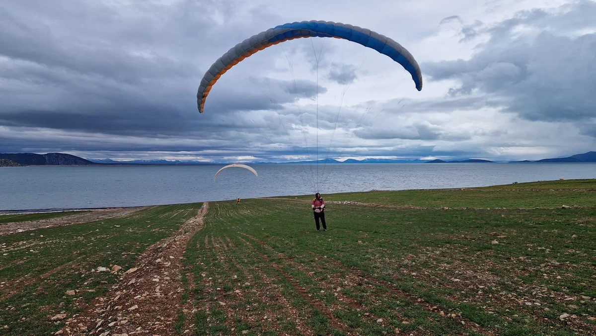 Красиво занимаемся наземной подготовкой возле какого-то озера в Турции. Февраль 2025. https://dzen.ru/woodduck