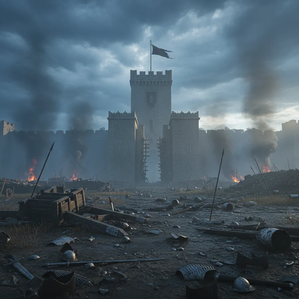 После штурма крепости.