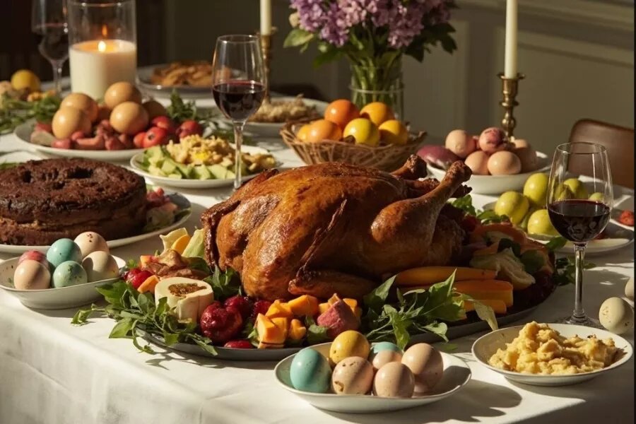 Застолье на Пасху TurboText   📷