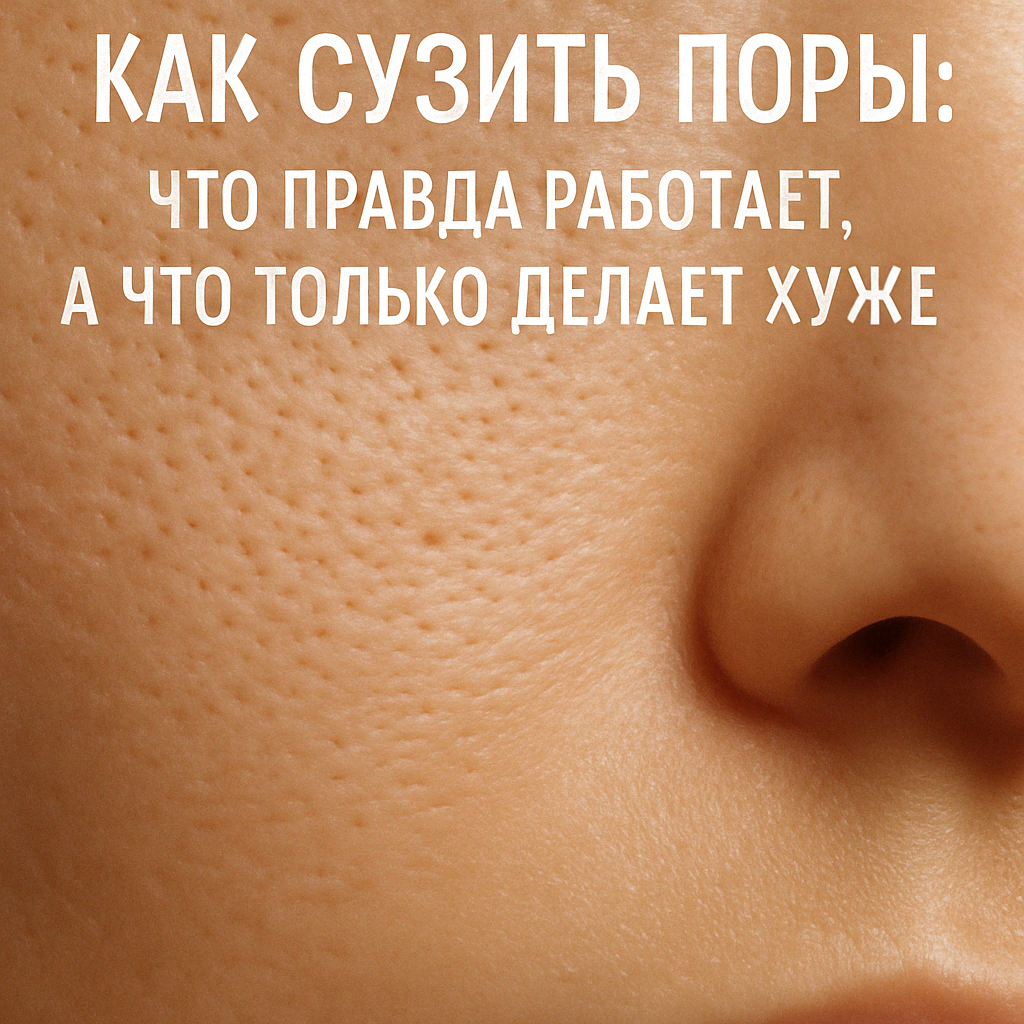 Как сузить поры: что правда работает, а что только делает хуже