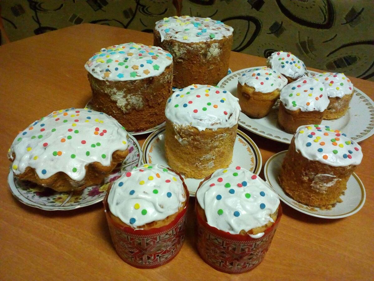 Мои творения. Семья в очередь стоит за ними. К сожалению, иногда не хватает! Фото автора.