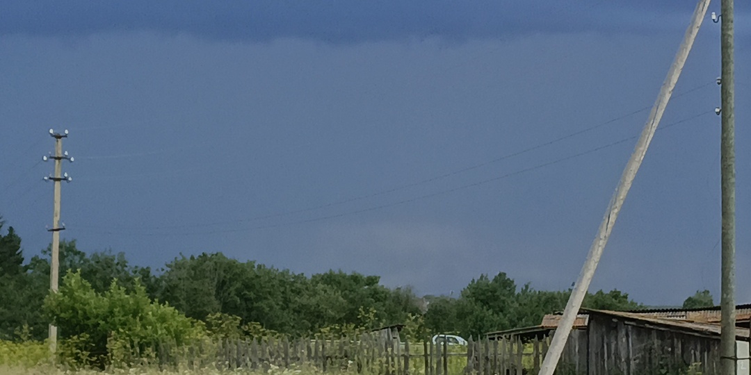 Перед грозой: магия деревенского неба