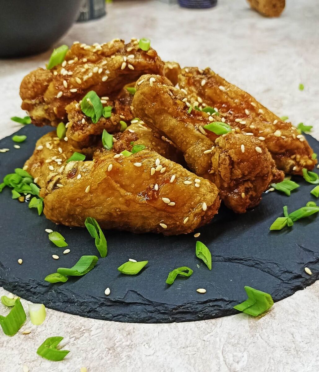 Куриные крылья в медовом соусе