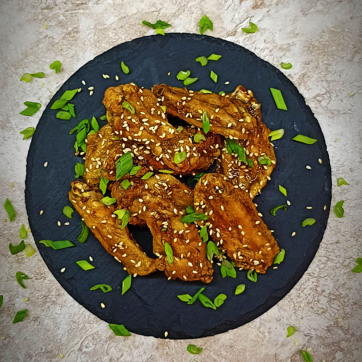 Куриные крылья в медовом соусе