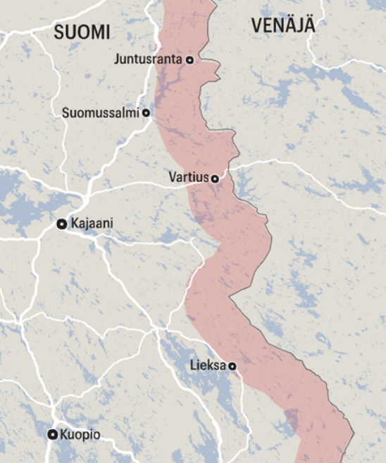 Так может выглядеть финская "буферная зона"