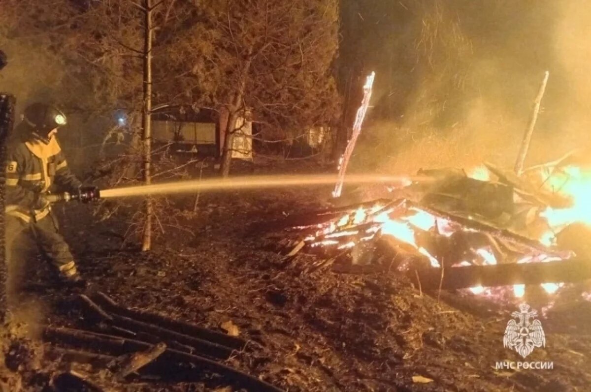    В Тульской области за прошедшие сутки потушили три пожара