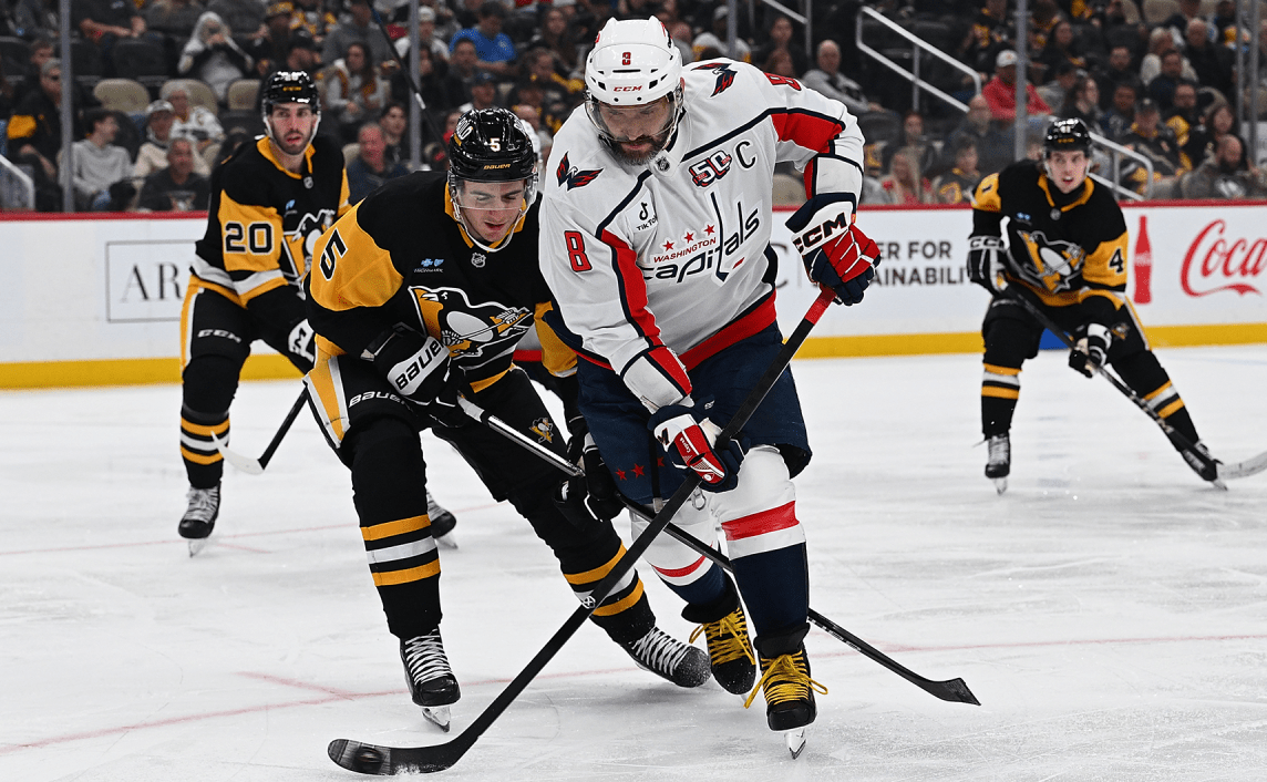 Александр Овечкин забросил 44-ю шайбу в сезоне. Фото: НХЛ