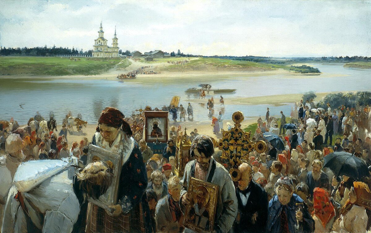 Прянишников И.М. Крестный ход, 1893. ГРМ