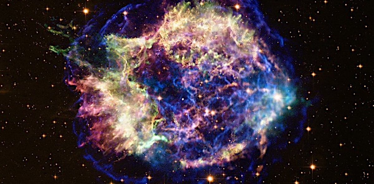 Кассиопея А – остаток сверхновой в созвездии Кассиопея, вспыхнувшей на расстоянии около 11 тыс. световых лет от Солнечной системы. NASA. Public Domain