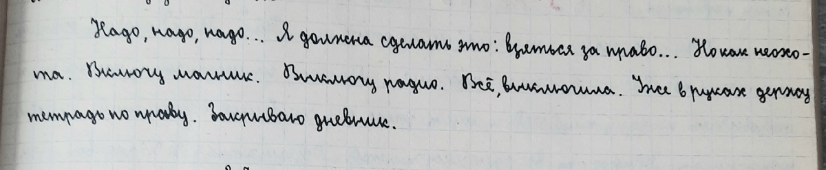 Из личного дневника автора.