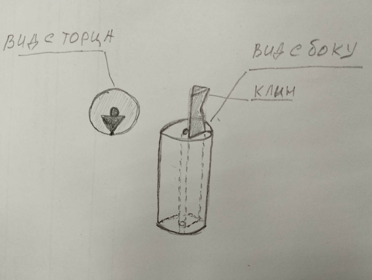 Отбойник. Рисунок автора Калачева А.В.