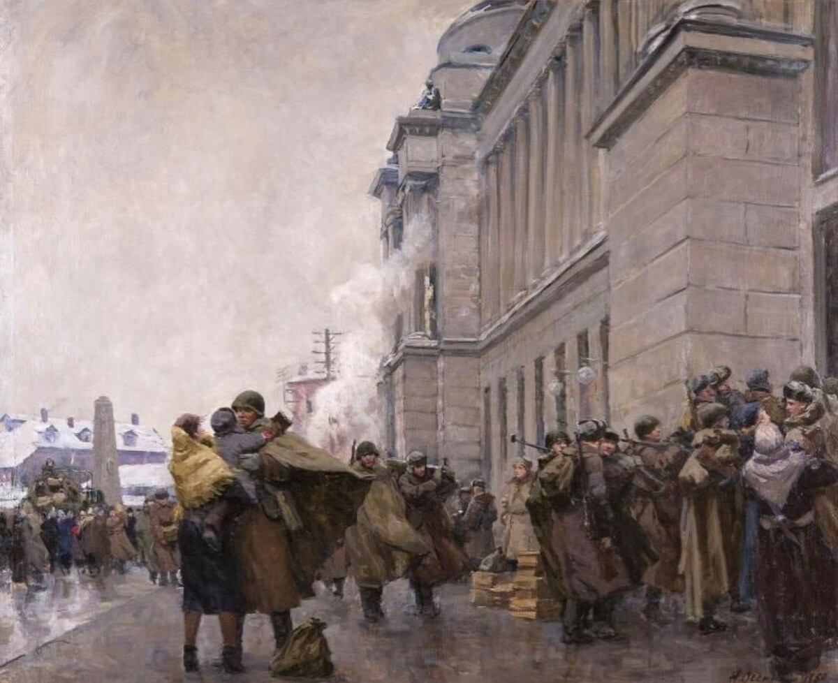 Николай Осенев. «Враг под Москвой». 1950