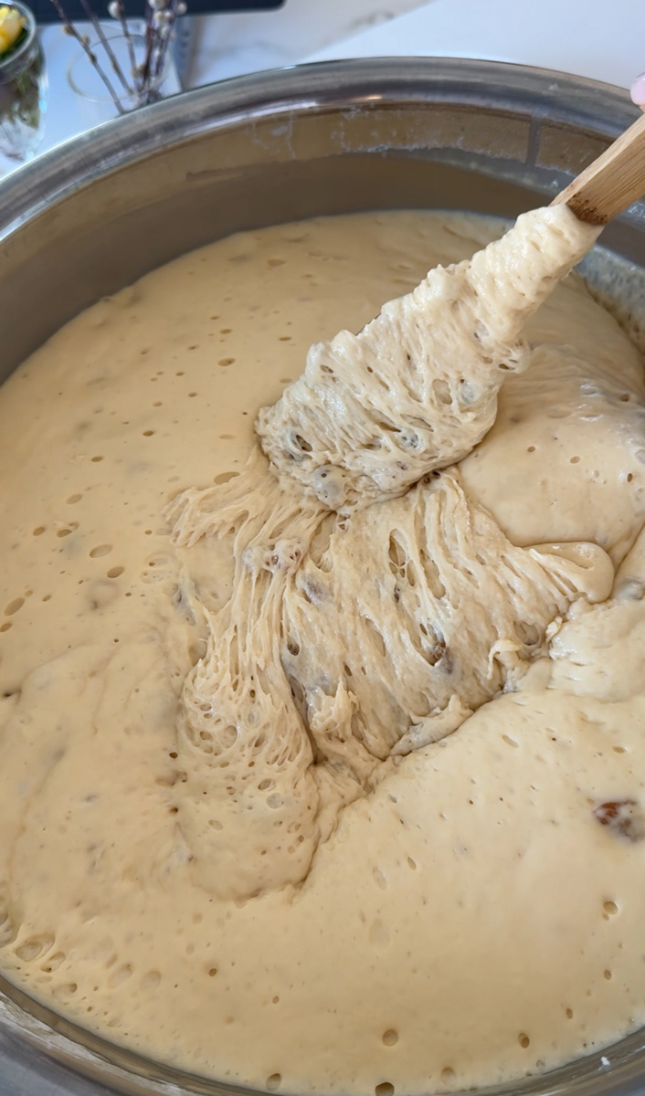 Это тесто, которое уже подошло…