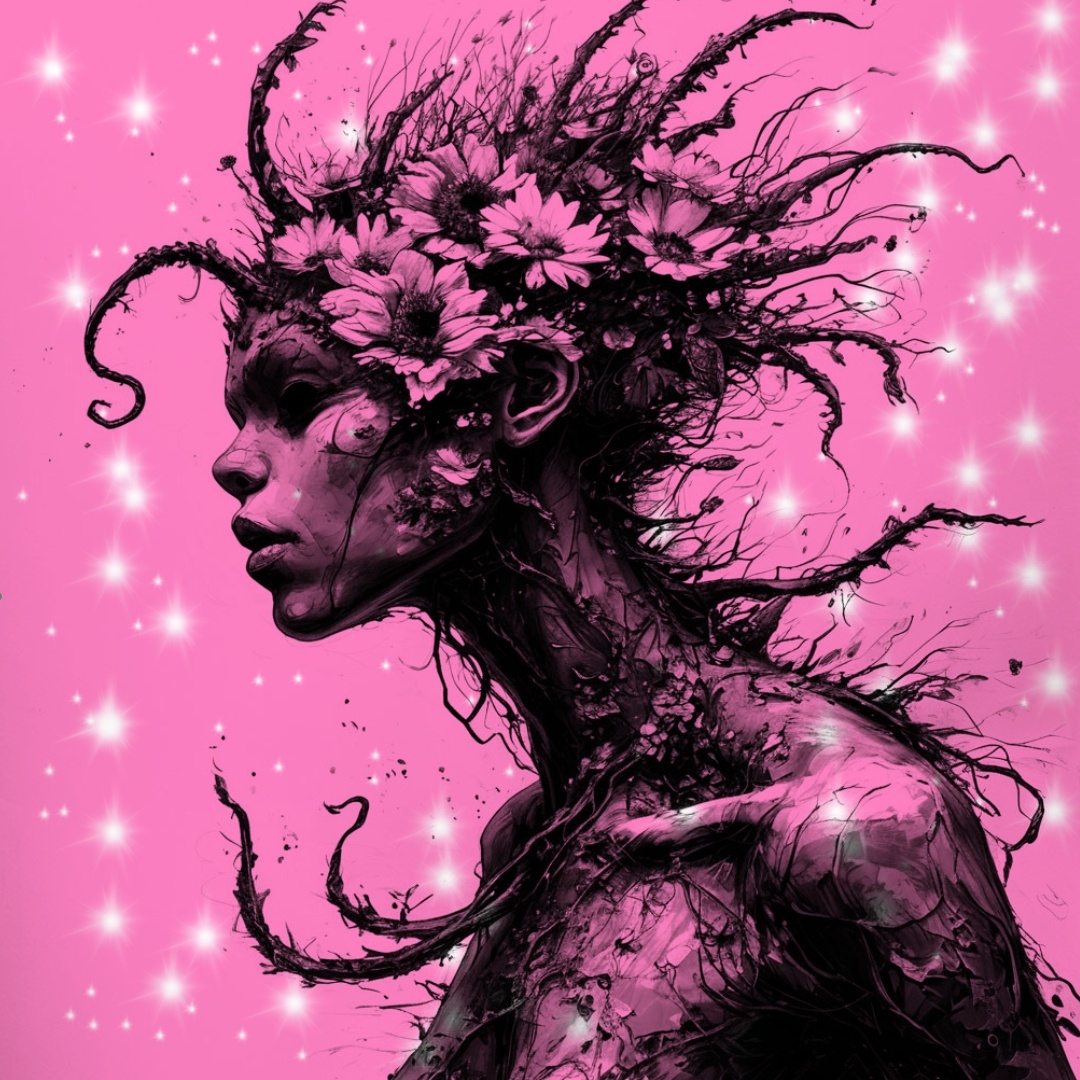 Я просто сижу глядя в её безглазое лицо и на цветущий яд, исходящий от неё. Она говорит со мной...