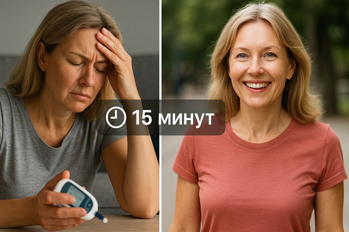 Как снизить сахар в крови дома за 15 минут?