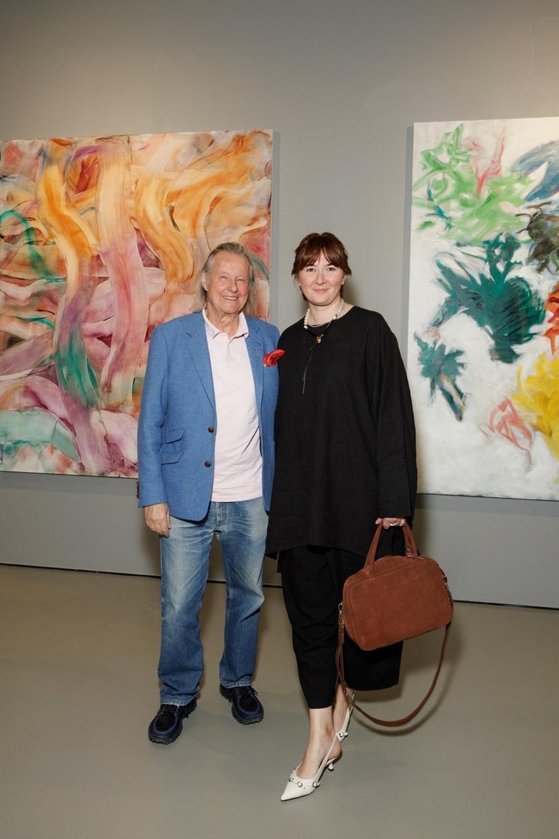 Анна Щеглова и Руди Молачек в Sistema Gallery. Пресс-служба галереи.