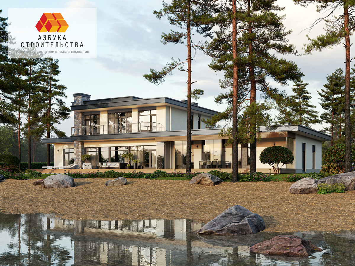 Проект дома в КП "Акватория"