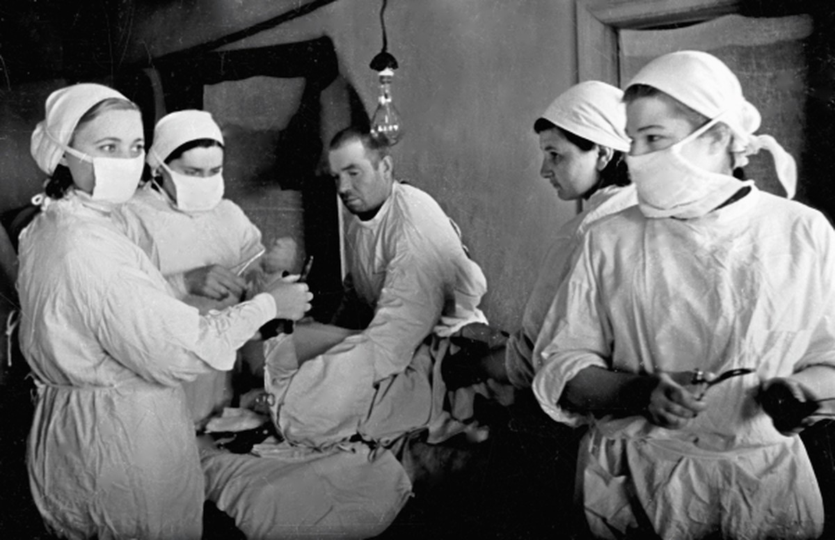 Операция в медсанбате 1941-1942