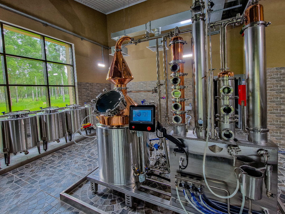 Винокурня производства компании Доля Ангелов в Белоруссии