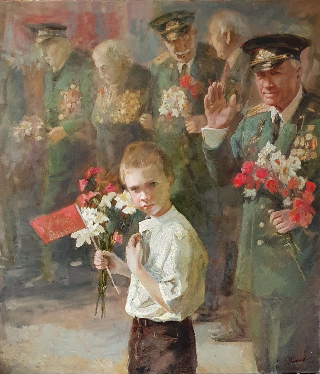 С. А. Родионова " 9 Мая" хм 80х70