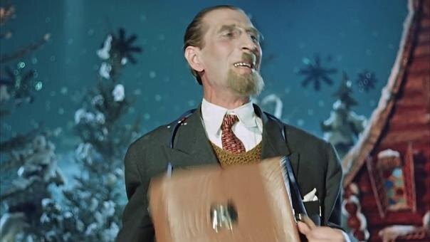 Сергей Филиппов в роли лектора в фильме "Карнавальная ночь".