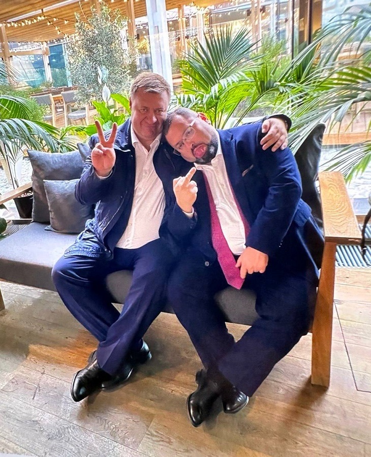    Хинштейн поделился фото Дедова (на фото — слева) и Лукина