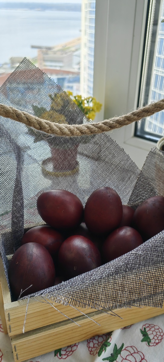 Я люблю, когда яйца такого насыщенного цвета получаются 😍