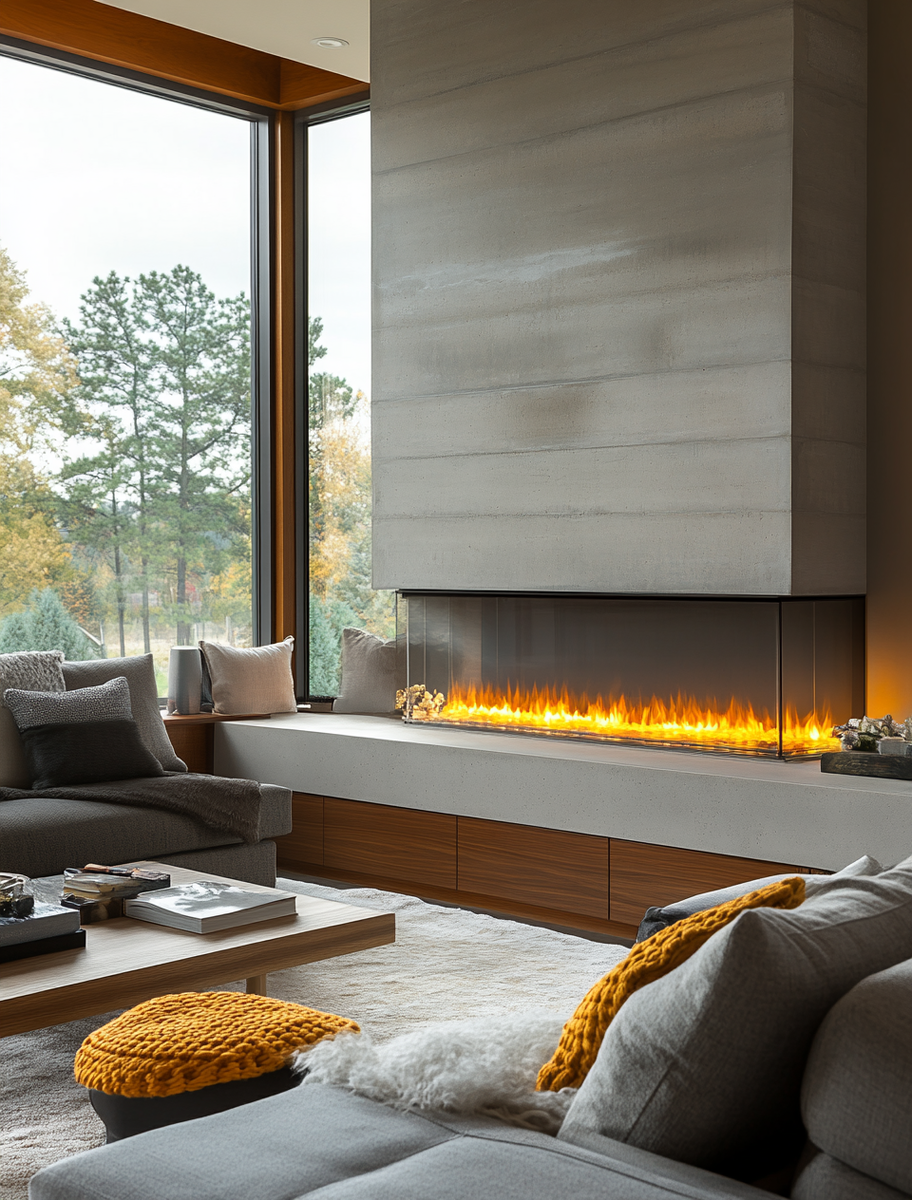    Электрокамин Panoramic 25 LED FX QZ: создайте уют и тепло в вашем доме без хлопот с дровами и дымом Kamin