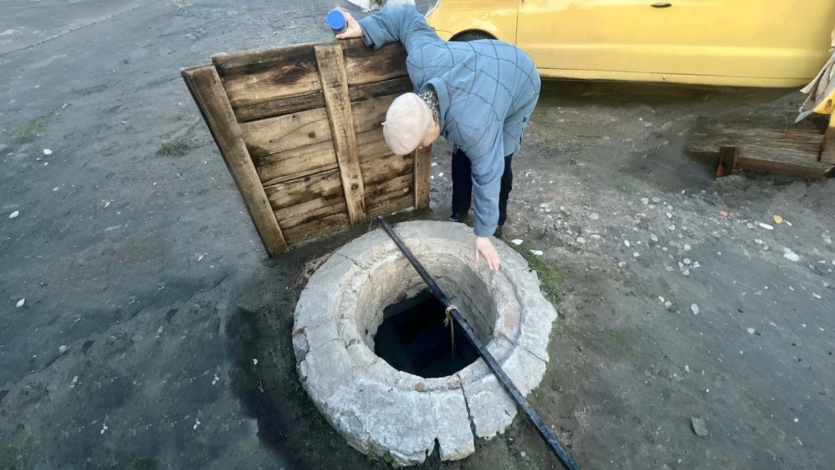    Пенсионерка спускала щенку еду на верёвке. Фото: сообщество ВК «Гектор»-команда зооволонтёров Брянск