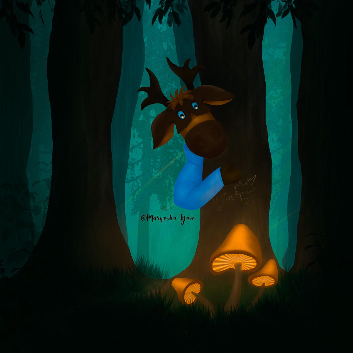 Иллюстрация созданная автором, защищена авторскими правами.