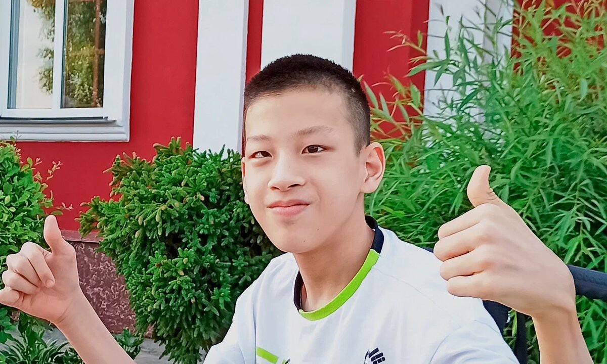 Саша Ким, подопечный фонда «Алёша»