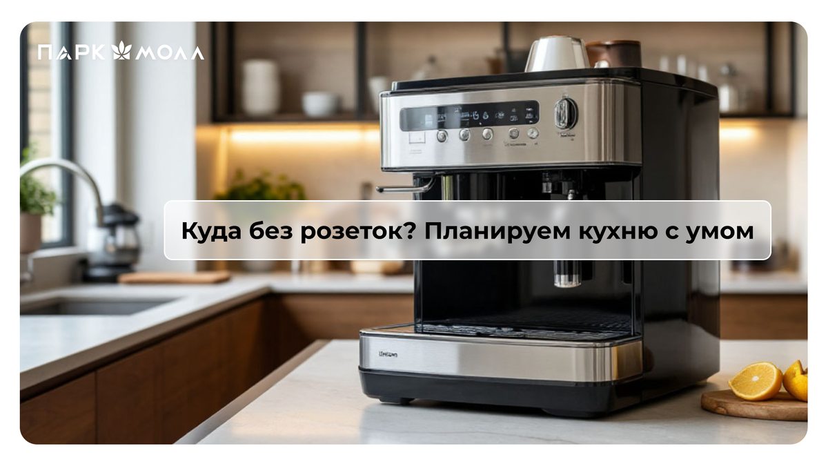 Розетки на кухне