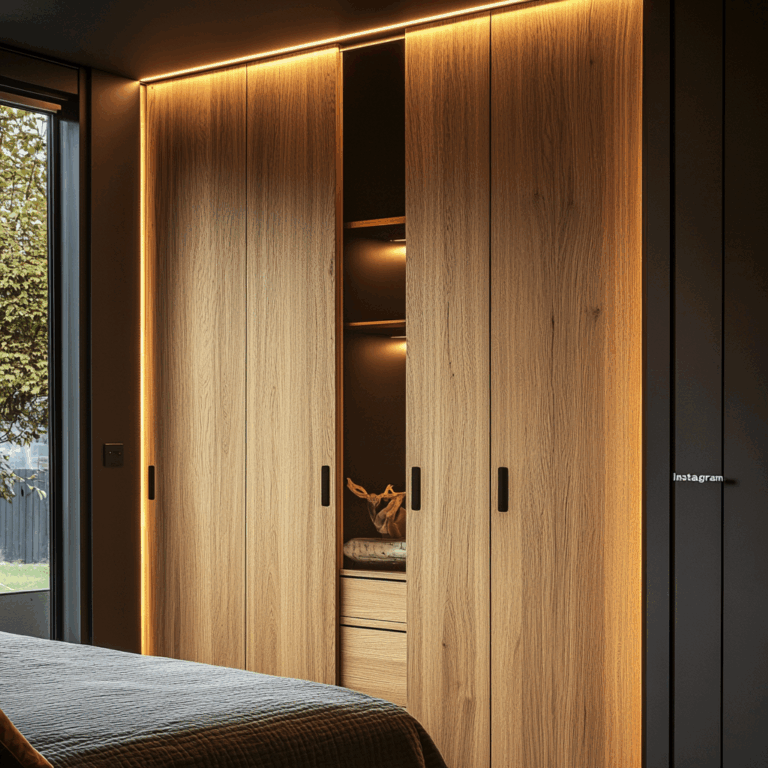    Нет места для хранения? Встроенный шкаф решит проблему! svkuhni77