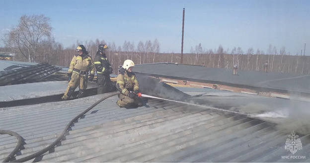    В Кирове загорелся деревообрабатывающий цех