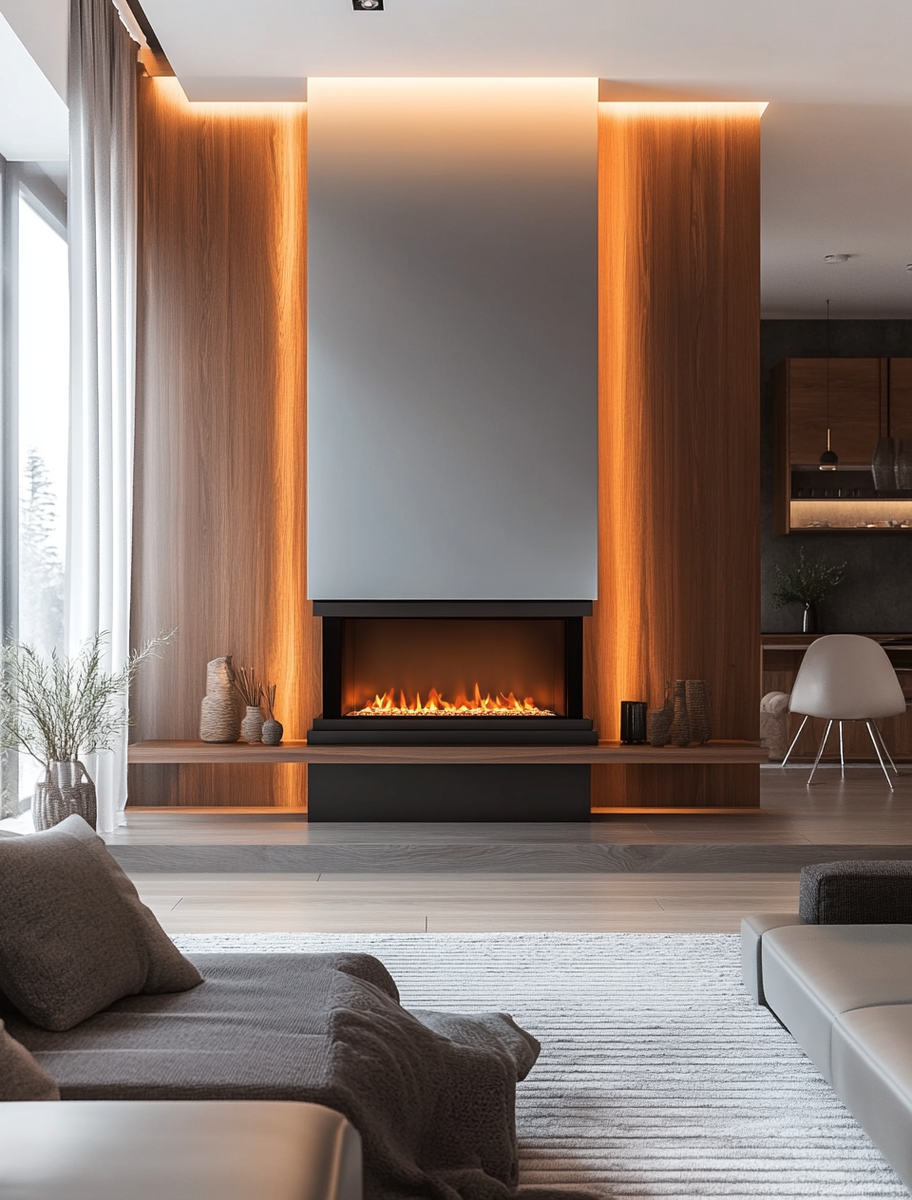    Электрокамин Panoramic 06-33w LED FX от InterFlame: как создать уют и комфорт в вашем доме с современным дизайном и эффективными технологиями Kamin