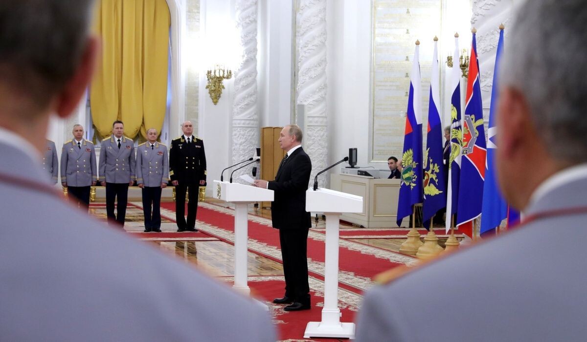     Награждение офицеров. Источник: kremlin.ru Автор фото: Пресс-служба Кремля