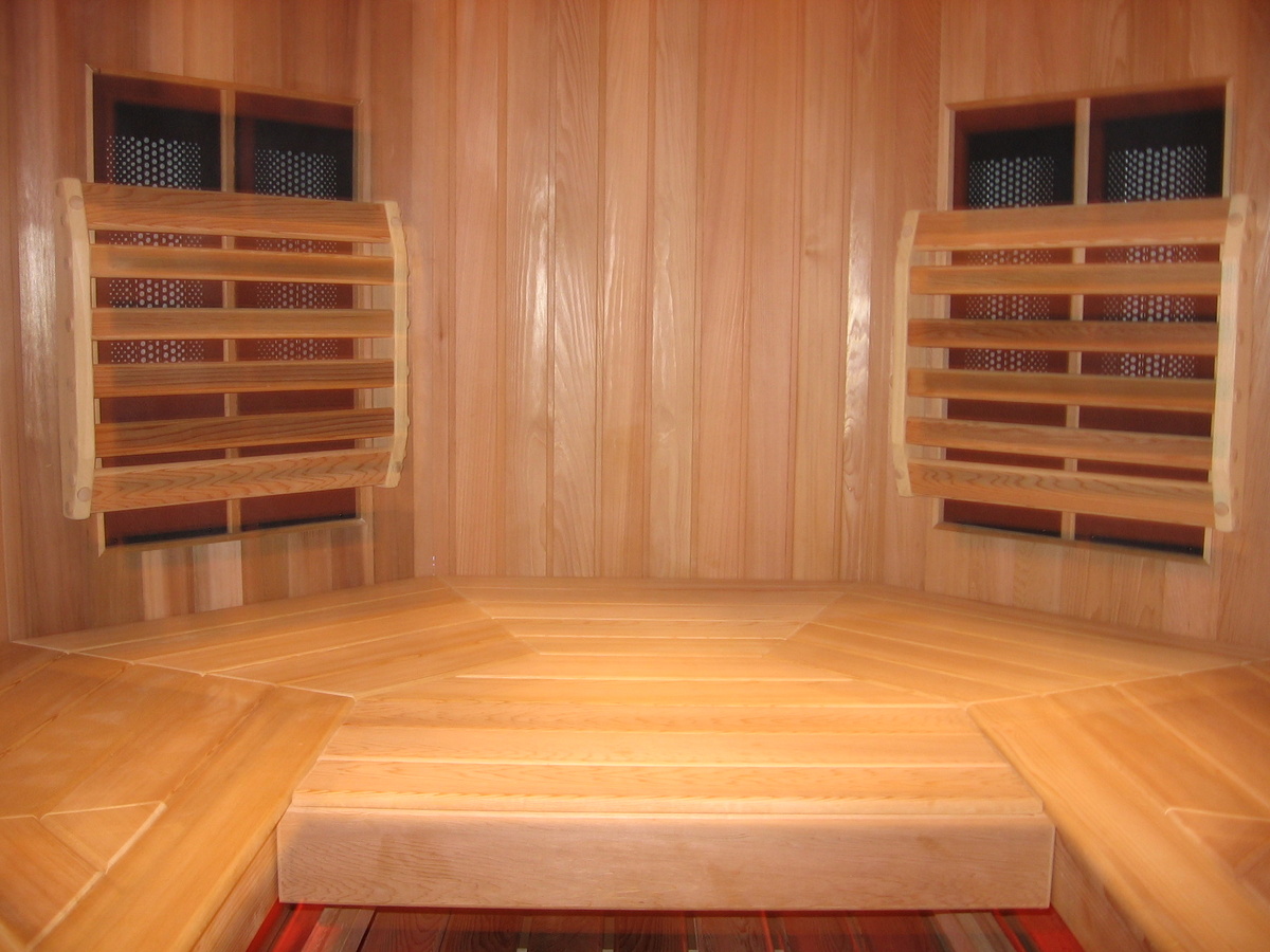 Сауна в современном исполнении с инфрокрасными нагревателями